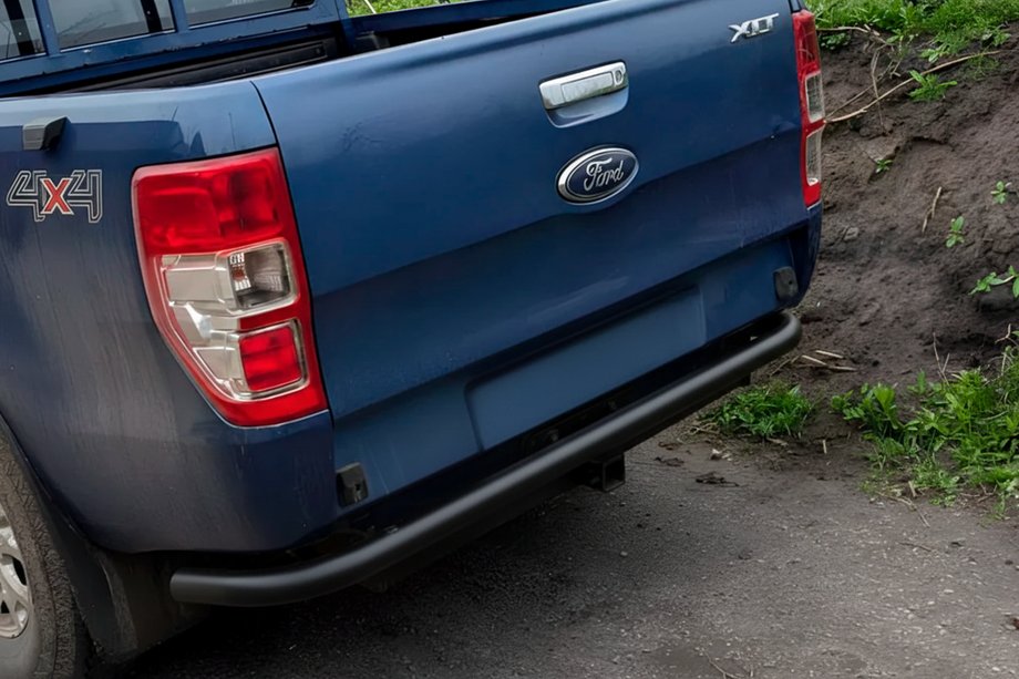 Ford Ranger 2011–2022 Protector Trasero AK005 Black (2011-2018, Acero Inoxidable) Image