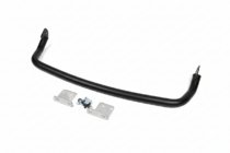 Hyundai Santa Fe 2 2006-2012 Protector trasero AK005 Negro (2 uds, acero inoxidable) foto 2