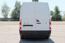 Renault Master 2011-2023 Barra Trasera AK011 Negra (Acero Inoxidable) foto 3