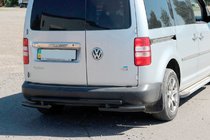 Volkswagen Caddy 2004-2010 Barra Trasera AK003-2 Negra (2 uds, Acero Inoxidable) foto 1