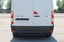 Renault Master 2011-2023 Barra Trasera AK008 Negra (Acero Inoxidable) foto 2