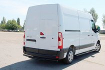 Renault Master 2011-2023 Barra Trasera AK008 Negra (Acero Inoxidable) foto 3