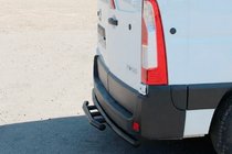 Nissan NV400 2010-2024 Barra Trasera AK008 Negra (Acero Inoxidable) foto 1