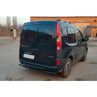 Barra Trasera AK002-2 Negra (Acero Inoxidable) foto 3