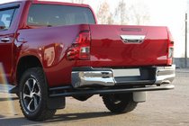 Toyota Hilux 2015- Barra Trasera AK005-2 Negra (Acero Inoxidable) foto 4