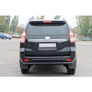 Barra Trasera AK002-2v2 Negra (Acero Inoxidable) Toyota Land Cruiser Prado 150 2009-2023 foto 2