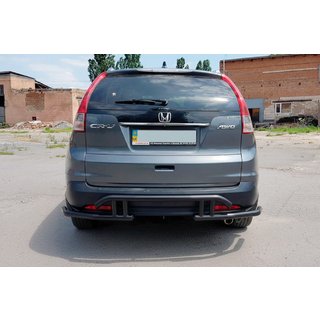 Barra Trasera AK003-21 Negra (Acero Inoxidable) Honda CRV 2012-2016 foto 4