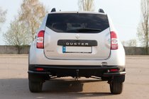 Renault Duster 2008–2017 Barra Trasera AK005-Special Black (Acero Inoxidable) foto 2