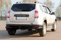 Dacia Duster 2008-2018 Barra Trasera AK005-Special Black (Acero Inoxidable) foto 1