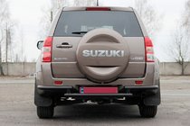 Suzuki Grand Vitara 2005-2017 Protector Trasero AK003-2 Negro (Acero Inoxidable) foto 1