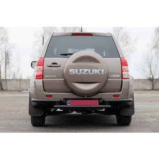 Protector Trasero AK003-2 Negro (Acero Inoxidable) Suzuki Grand Vitara 2005-2017 foto 1