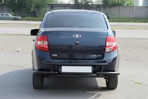 Lada Granta 2011- Barra Trasera AK003-2 Negra foto 3