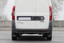 Opel Combo 2012-2018 Barra Trasera AK002/1-Doble Black (Acero Inoxidable) foto 1