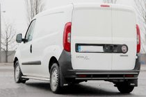 Opel Combo 2012-2018 Barra Trasera AK002/1-Doble Black (Acero Inoxidable) foto 2