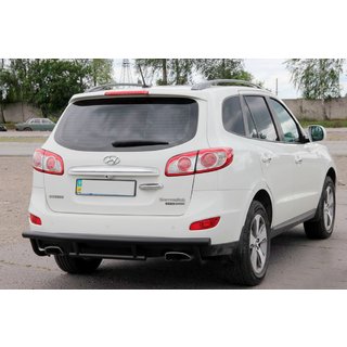 Barra Trasera AK002-2 Negra (Acero Inoxidable) Hyundai Santa Fe 2 2006-2012 foto 4