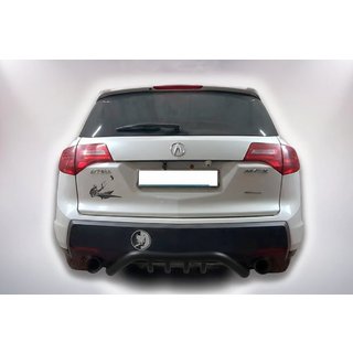 Protector Trasero B1-47 Negro (Acero Inoxidable) Acura MDX 2007-2013 foto 3