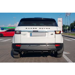 Protector Trasero AK005-1 Negro (Acero Inoxidable) Range Rover Evoque 2012-2018 foto 2