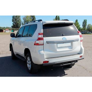Barra Trasera AK002-2v1 Negra (Acero Inoxidable) Toyota Land Cruiser Prado 150 2009-2023 foto 2