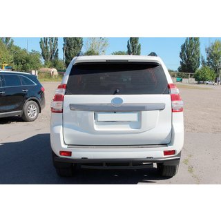 Barra Trasera AK002-2v1 Negra (Acero Inoxidable) Toyota Land Cruiser Prado 150 2009-2023 foto 3