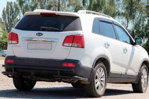Kia Sorento II XM 2009-2014 Barra Trasera AK003-2 Negra (Acero Inoxidable) foto 3