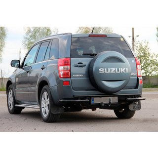 Protector Trasero AK005-3 Negro (Acero Inoxidable) Suzuki Grand Vitara 2005-2017 foto 1