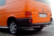 Volkswagen T4 Transporter 1990-2003 Barra Trasera AK003-2 Negra (Acero Inoxidable) foto 3