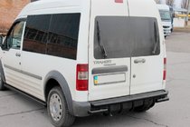 Ford Connect 2010-2013 Barra Trasera AK-design Negra (Acero Inoxidable) foto 1