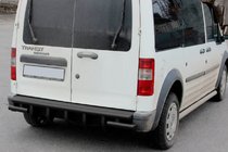 Ford Connect 2010-2013 Barra Trasera AK-design Negra (Acero Inoxidable) foto 2