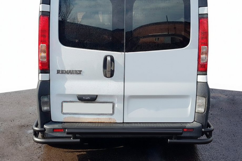 Opel Vivaro 2001–2015 Protector Trasero AK-Special Black (Acero Inoxidable) Foto 1