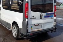 Renault Trafic 2001–2015 Protector Trasero AK-Special Black (Acero Inoxidable) foto 1