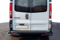 Renault Trafic 2001–2015 Protector Trasero AK-Special Black (Acero Inoxidable) foto 4