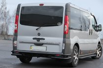 Renault Trafic 2001–2015 Protector Trasero AK-Special Black (Acero Inoxidable) foto 5