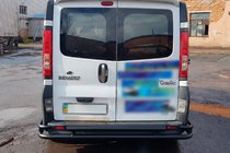 Renault Trafic 2001–2015 Protector Trasero AK-Special Black (Acero Inoxidable) foto 2