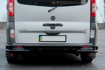 Renault Trafic 2001–2015 Protector Trasero AK-Special Black (Acero Inoxidable) foto 6