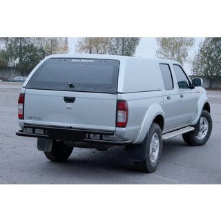 Protector Trasero AK004 Negro (Acero Inoxidable) Nissan NP300 1999-2015 foto 3