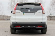 Honda CRV 2012-2016 Barra Trasera Doble AK002 Black (Acero Inoxidable) foto 1
