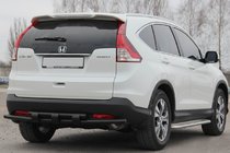 Honda CRV 2012-2016 Barra Trasera Doble AK002 Black (Acero Inoxidable) foto 2