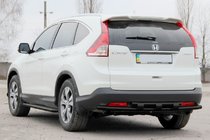 Honda CRV 2012-2016 Barra Trasera Doble AK002 Black (Acero Inoxidable) foto 3