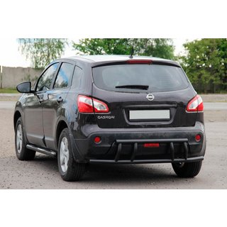 Barra Trasera AK011 Negra (Acero Inoxidable) Nissan Qashqai 2010-2014 foto 3