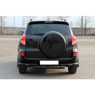 Protector Trasero AK005-2 Negro (2 uds., Acero Inoxidable) Toyota Rav 4 2006-2013 foto 2