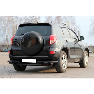 Protector Trasero AK005-2 Negro (2 uds., Acero Inoxidable) Toyota Rav 4 2006-2013 foto 1