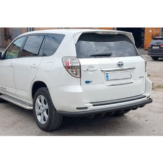 Barra de protección trasera AK005-15 Black (solo para EV, 2 uds., acero inoxidable) Toyota Rav 4 2006-2013 foto 3