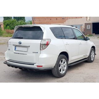 Barra de protección trasera AK005-15 Black (solo para EV, 2 uds., acero inoxidable) Toyota Rav 4 2006-2013 foto 4