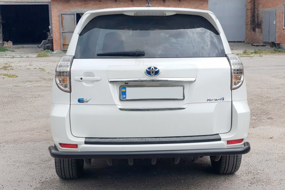 Toyota Rav 4 2006-2013 Barra de protección trasera AK005-15 Black (solo para EV, 2 uds., acero inoxidable) Foto 2