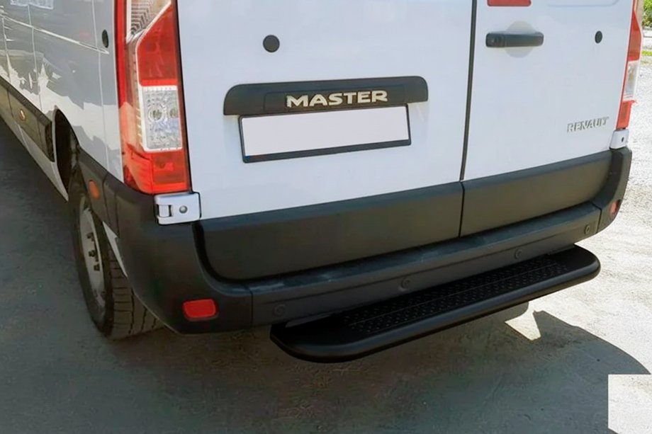 Nissan NV400 2010-2024 Estribo trasero Black (acero inoxidable) Foto 2
