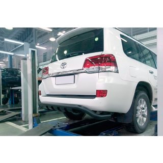 Protector Trasero Gronder Black (Acero Inoxidable) Lexus LX570/450d 2008-2022 foto 1