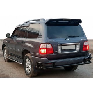 Protector Trasero AK009-15 Negro (Acero Inoxidable) Lexus LX470 1998-2007 foto 1