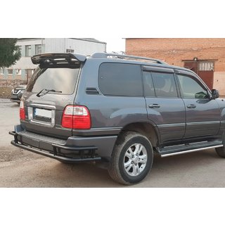 Protector Trasero AK009-15 Negro (Acero Inoxidable) Lexus LX470 1998-2007 foto 2