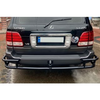Protector Trasero AK009-15 Negro (Acero Inoxidable) Lexus LX470 1998-2007 foto 3