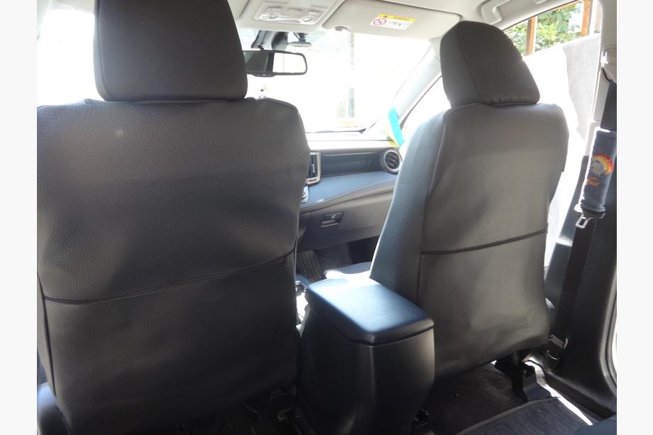 Toyota Rav 4 2013-2018 Fundas de Asientos de Coche (Polipiel↗Tela, Premium) Foto 19